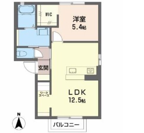 コーポサツキAの物件間取画像